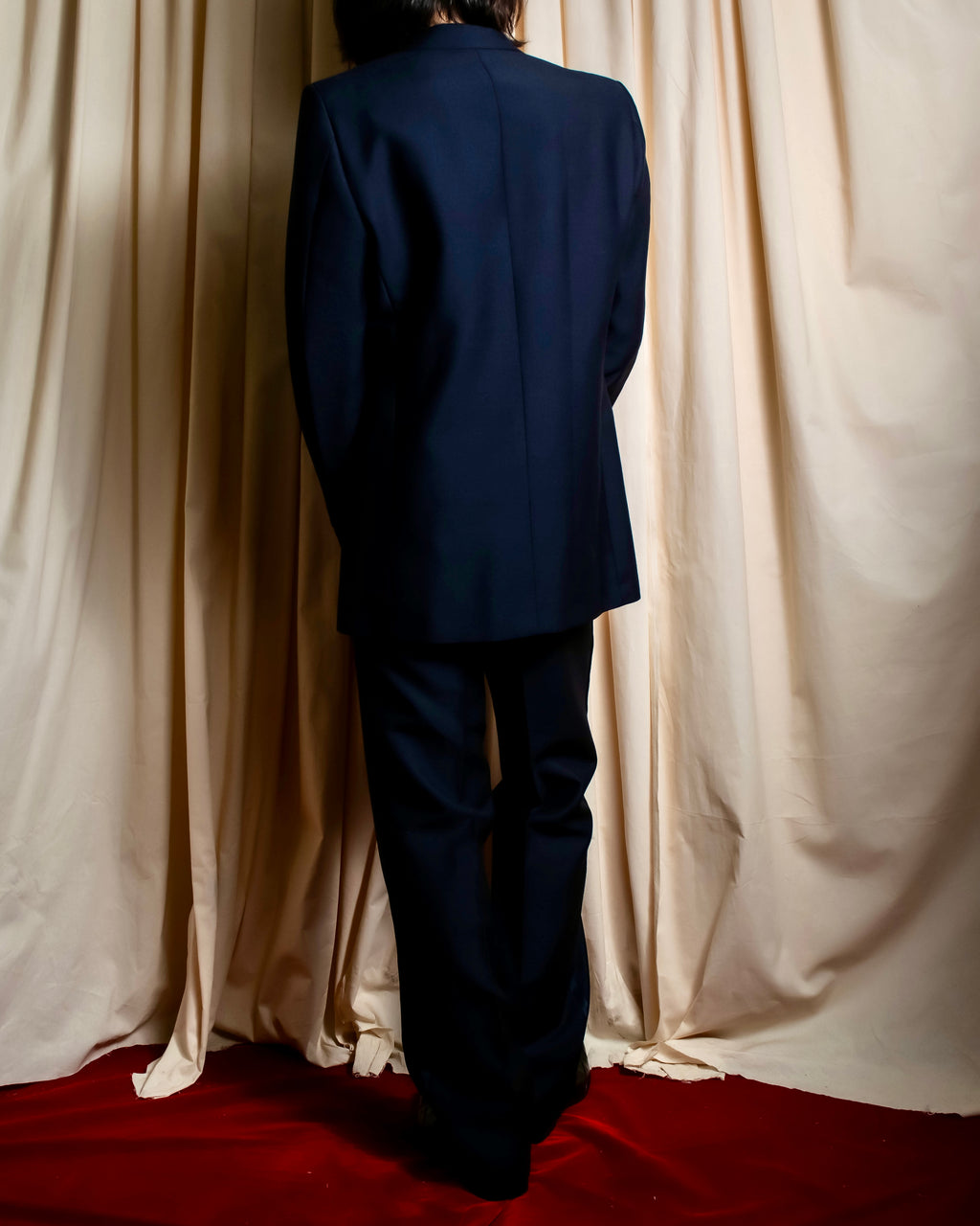 "CHRISTIAN DIOR MONSIEUR" Satin switching design tuxedo dress set up