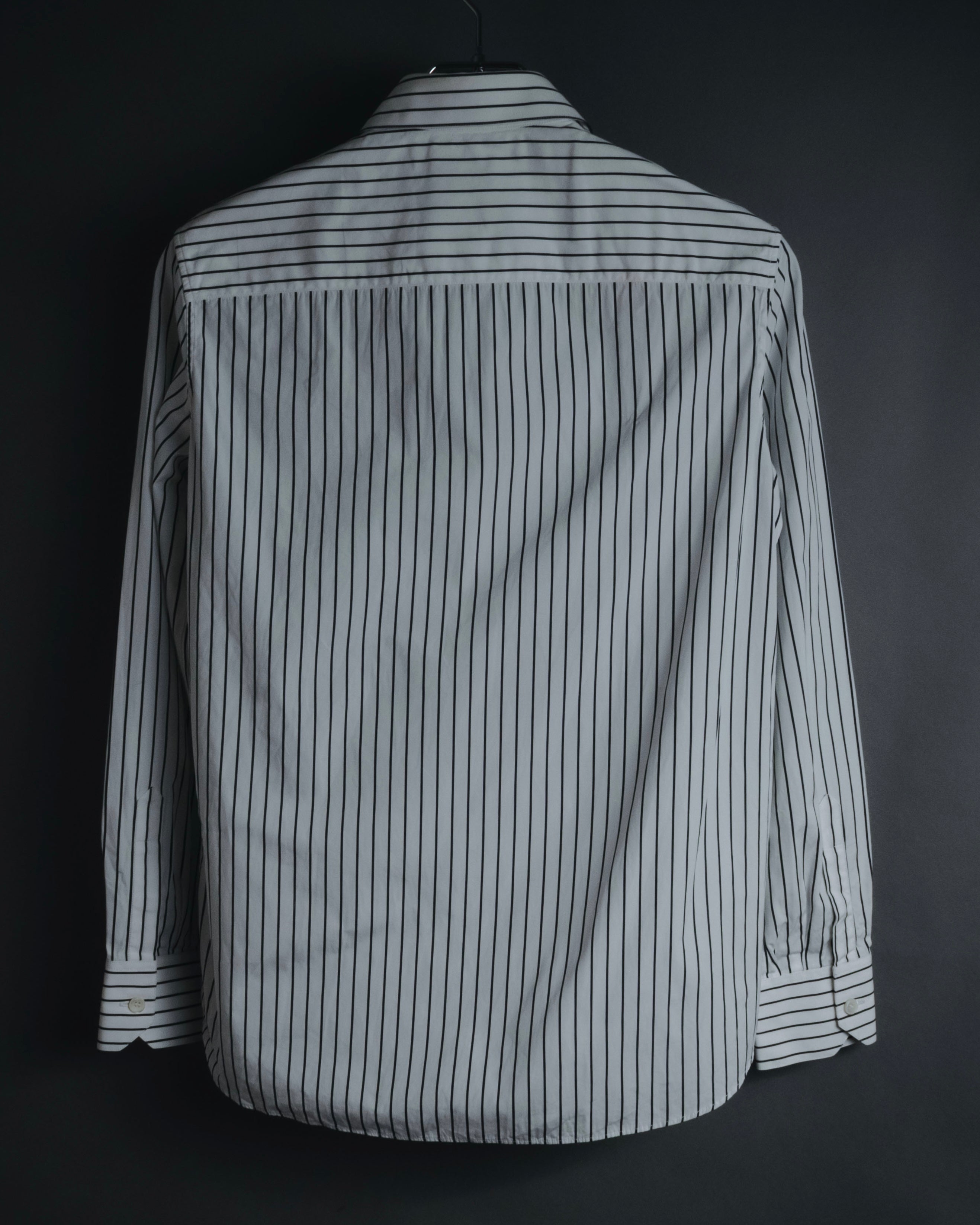 "CELINE" 2010’s phoebe-era striped cotton poplin shirt