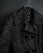 "Dolce & Gabbana" Double-breasted beautiful tweed long coat