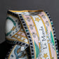 "Christian Dior" Romantic motif design silk twill Mitzah scarf