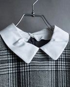 "MACKINTOSH" Glen check pattern straight line dress