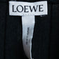 "LOEWE" Check pattern switching shaped ribbed knit