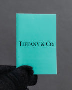 "Tiffany&Co" Rope-shaped milgrain design silver cufflinks ＆tie clip