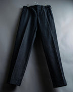"PRADA" Wool cotton mix navy blue slacks