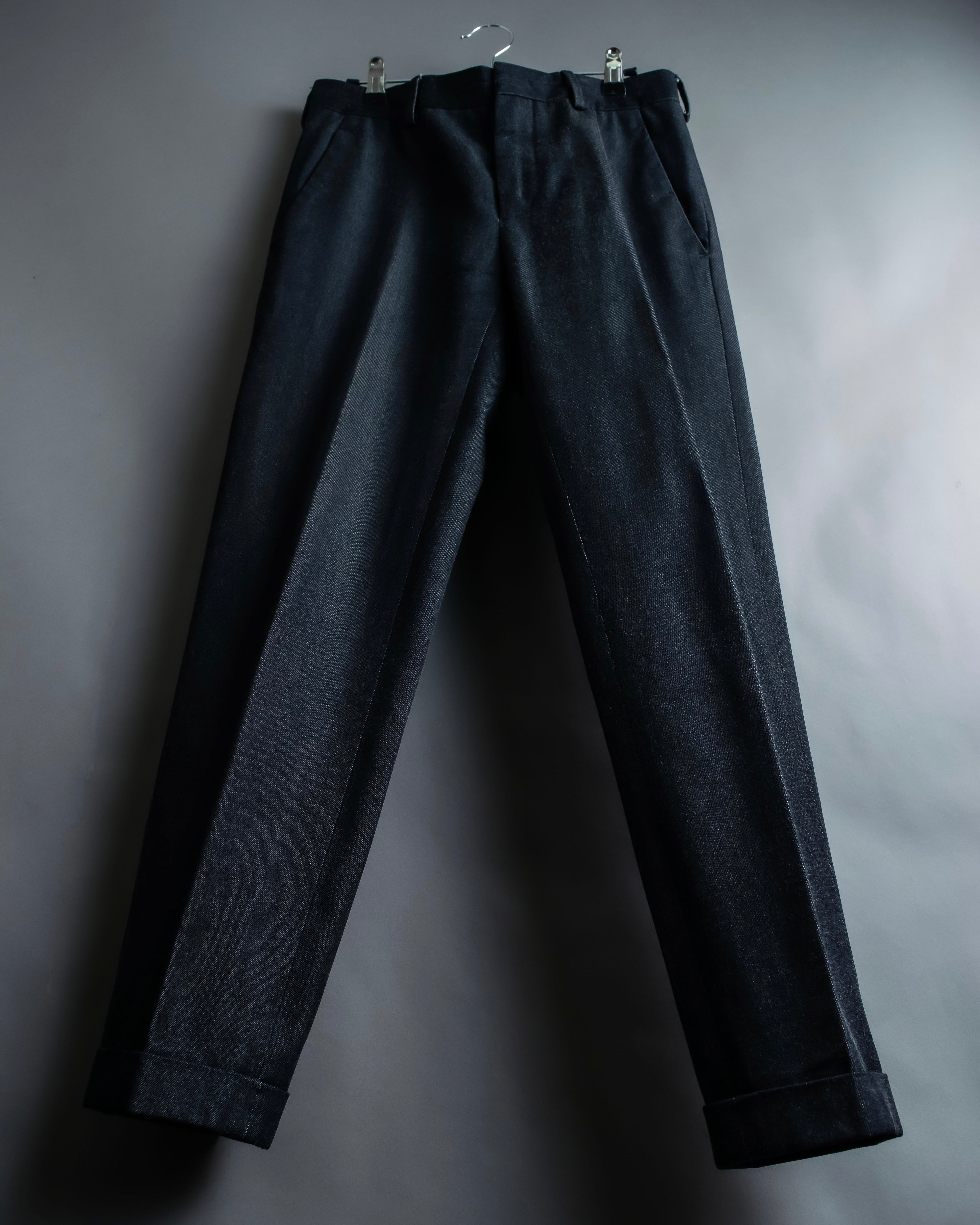 "PRADA" Wool cotton mix navy blue slacks