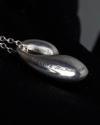 "Tiffany&Co" Elsa Peretti double teardrop motif pendant