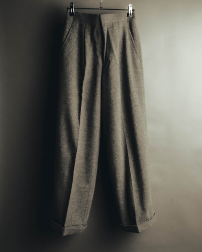"tricot COMME des GARÇONS" 90's Brushed wool wide trousers