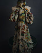 –SPECIAL– "Christian Dior"
00’s historic collage-print silk chiffon large stole