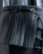 "TOM FORD" Fringe detail western long boots