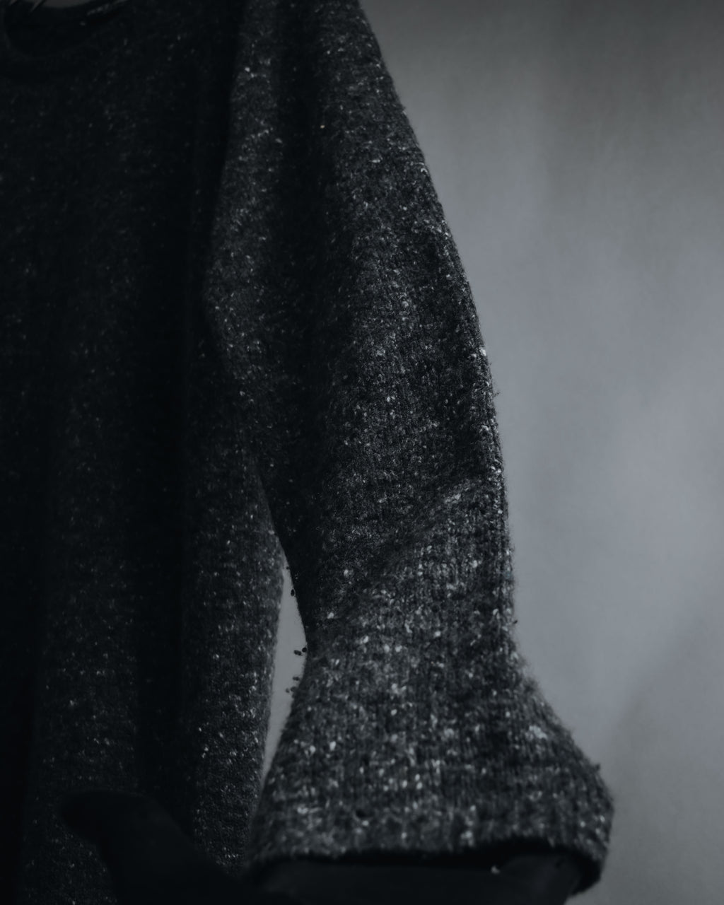 "DOLCE & GABBANA" 00’s-10’s Textured cashmere blend raglan knit