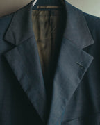 “Vintage” Textured blue tailored jacket