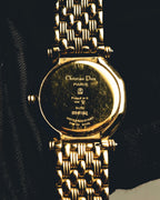 "Christian Dior" 80's-90's Gold plated wristwatch