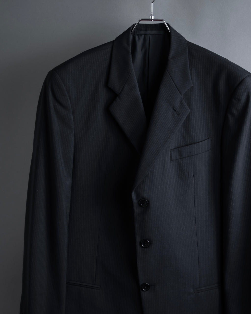 "ARMANI COLLEZIONI" Notched drape classically tailored jacket