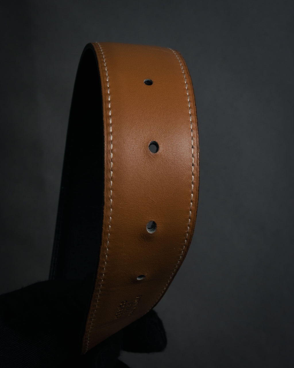 “HERMÈS” 90’s Horsebit leather belt