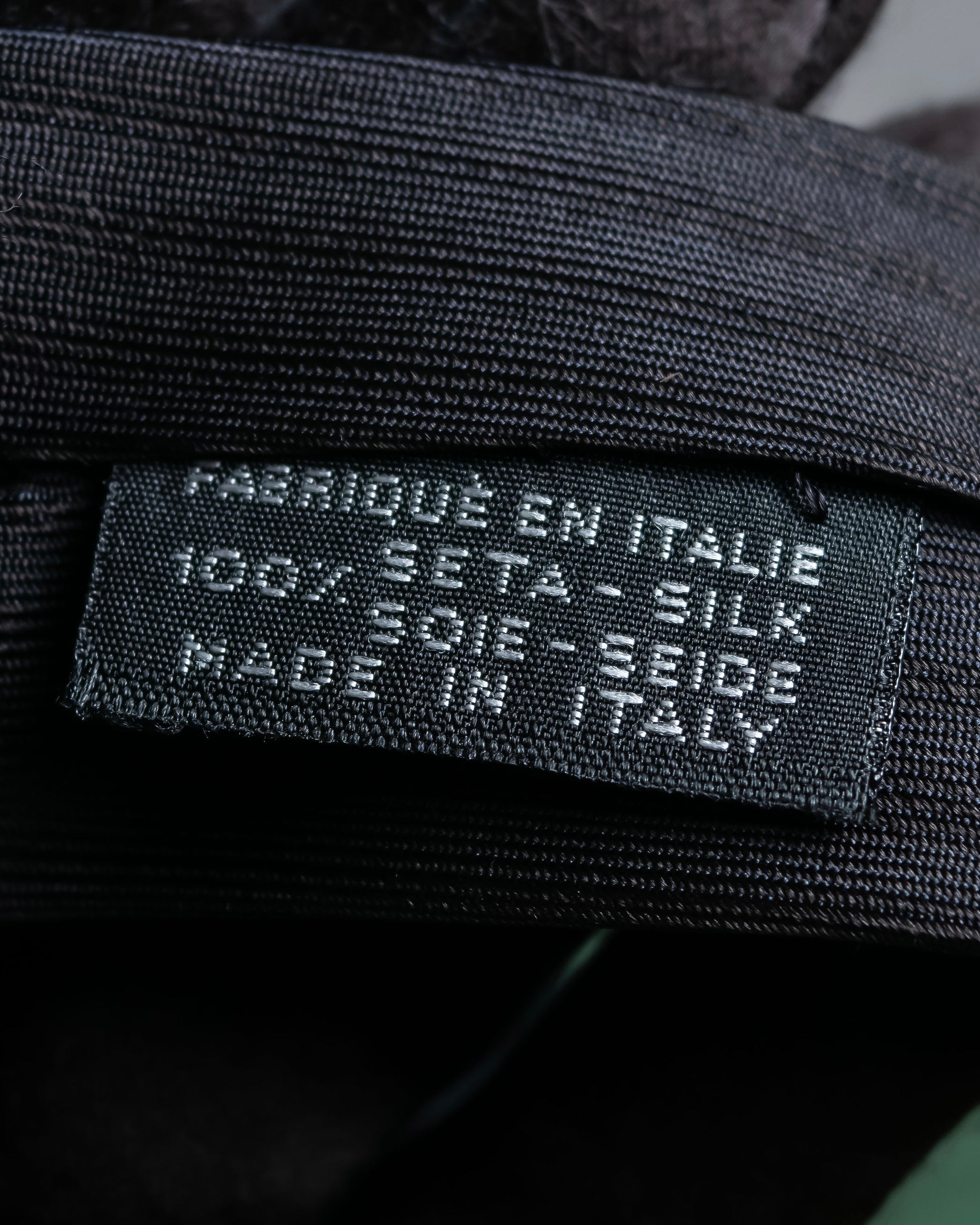 "CHANEL" 100% silk, shadow stripe pattern neck tie