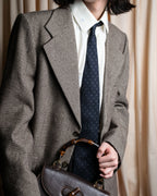 "COMME des GARCONS HOMME"
Square dot jacquard necktie