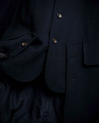 "COMME des GARCONS" 90's Front panel docking design chester coat