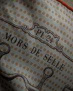 "HERMES" Carré 45 Gavroche MORS DE SELLE scarf