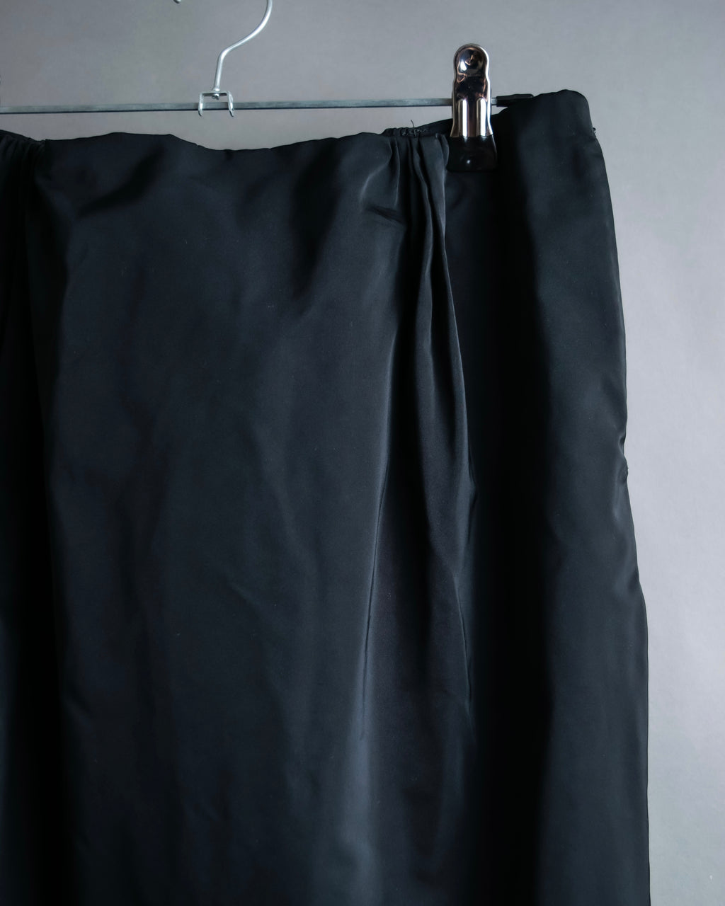 “JIL SANDER” Silk blended tight silhouette skirt