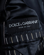 "Dolce & Gabbana" Silk design double-breasted tailored jacker