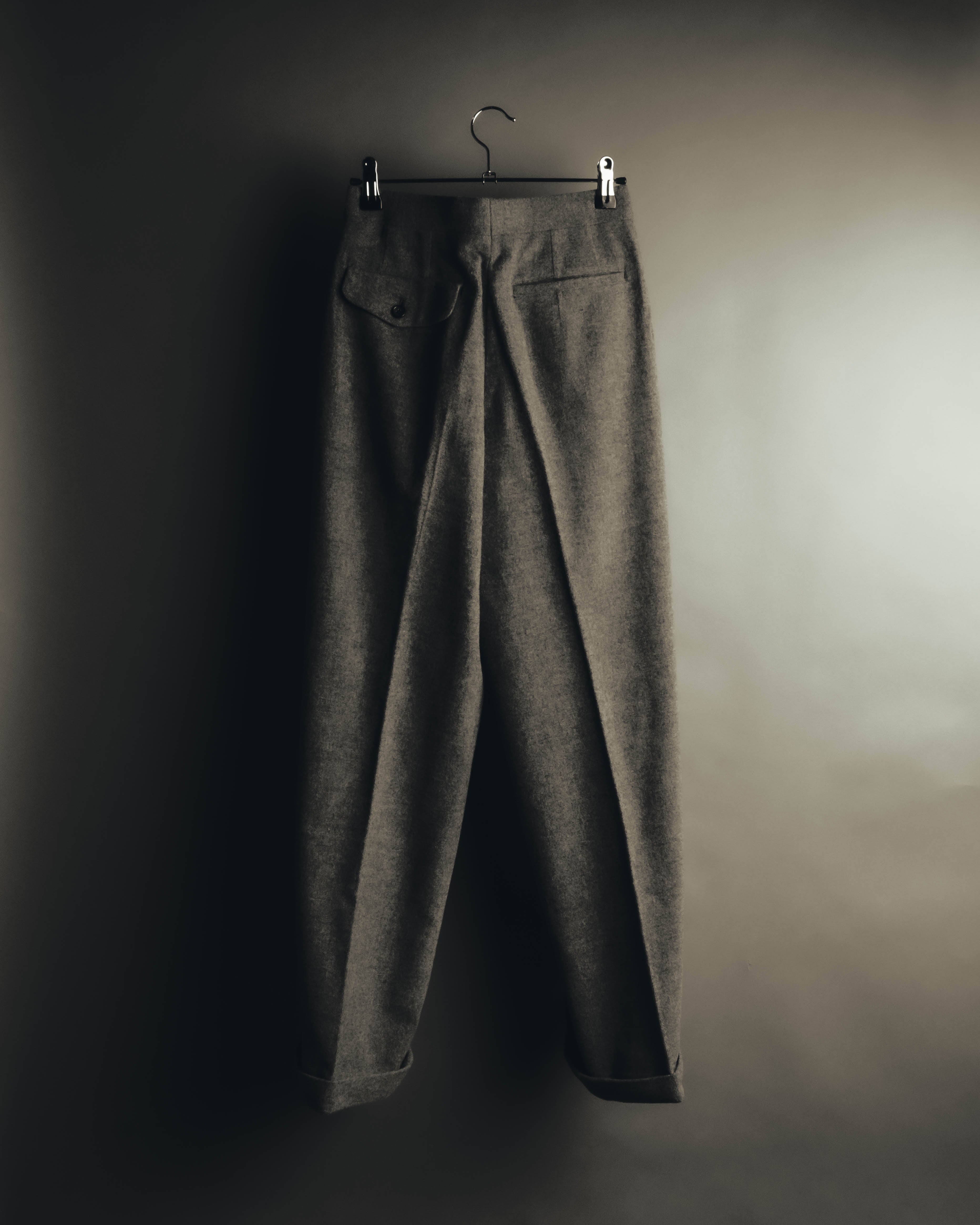"tricot COMME des GARÇONS" 90's Brushed wool wide trousers