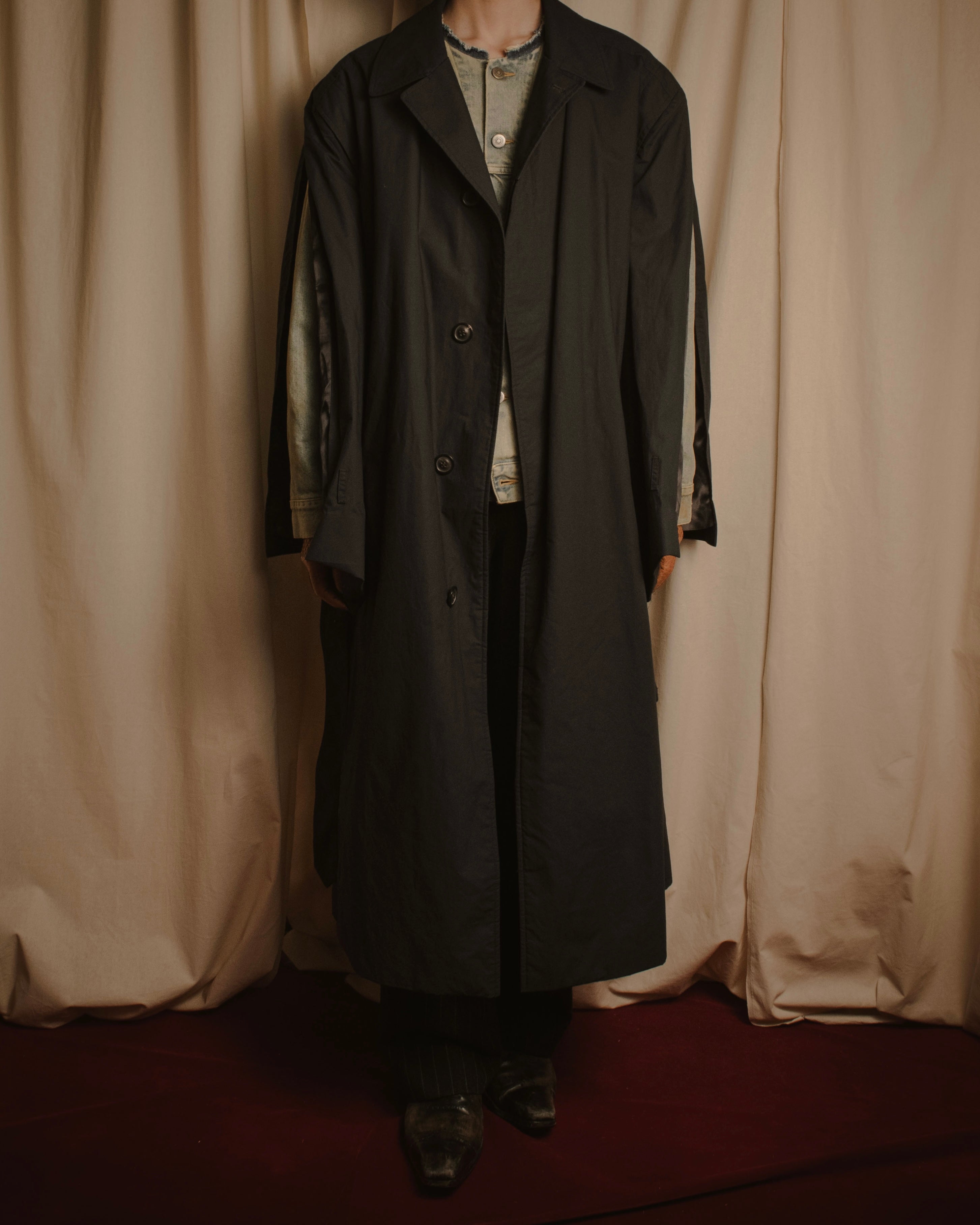 -SPECIAL- "Maison Margiela" 20SS Denim jacket Docking design coat