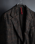 "Ernesto" Glen plaid flannel tailored jacket