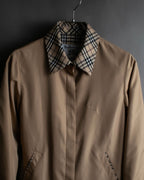 "BURBERRYS" Check reverse design short blouson