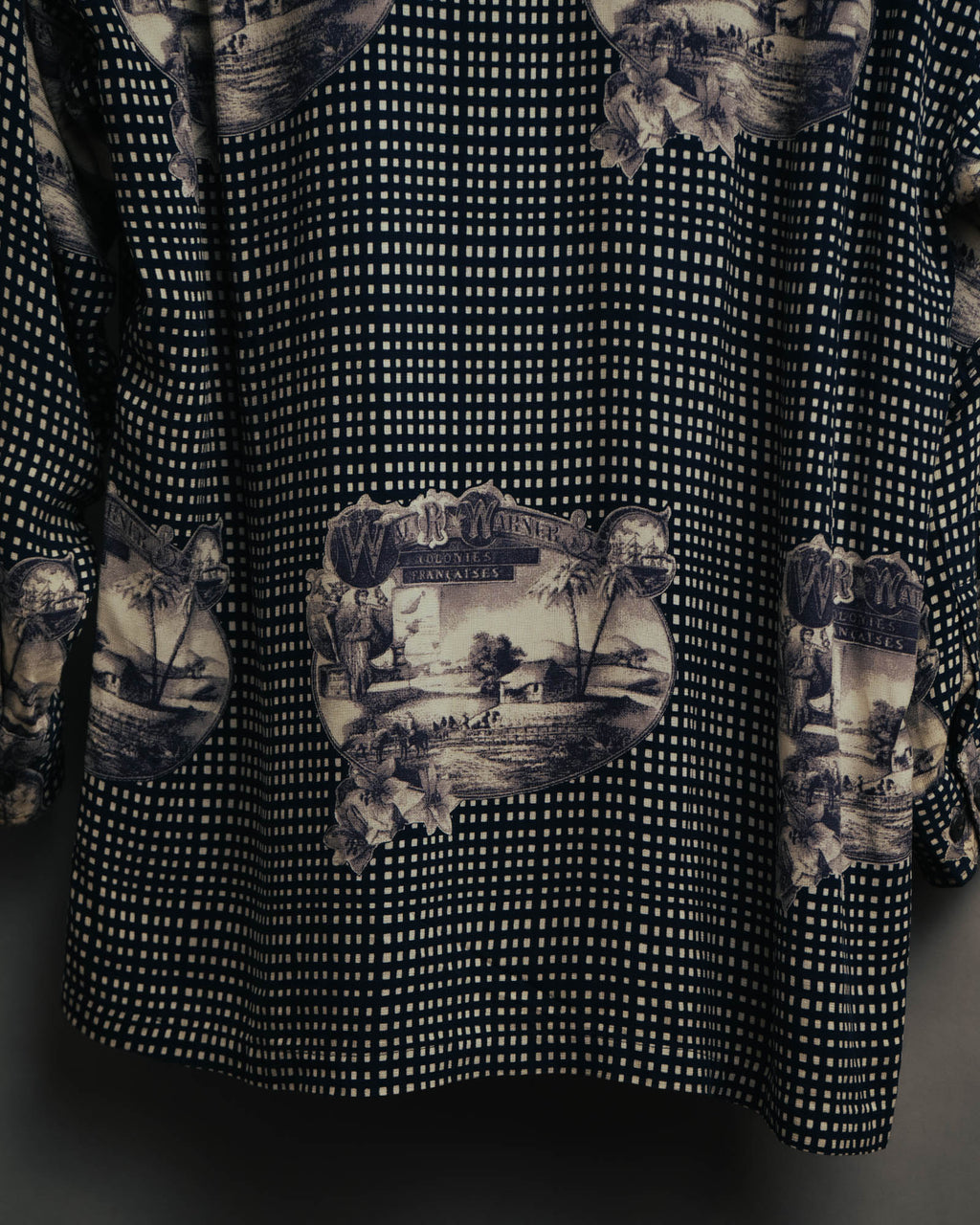 –SPECIAL– “Christian Dior” 80’s-90’s archival toile print shirt