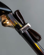 "CHANEL" Butterfly frame brown lens sunglasses