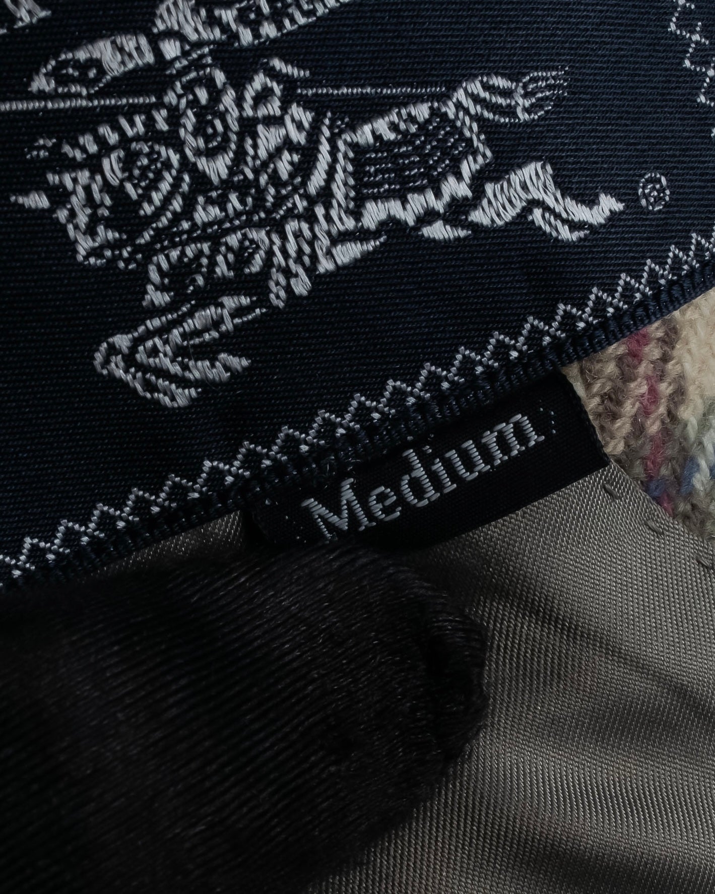 "BURBERRYS" Windowpane pattern tweed tailored jacket