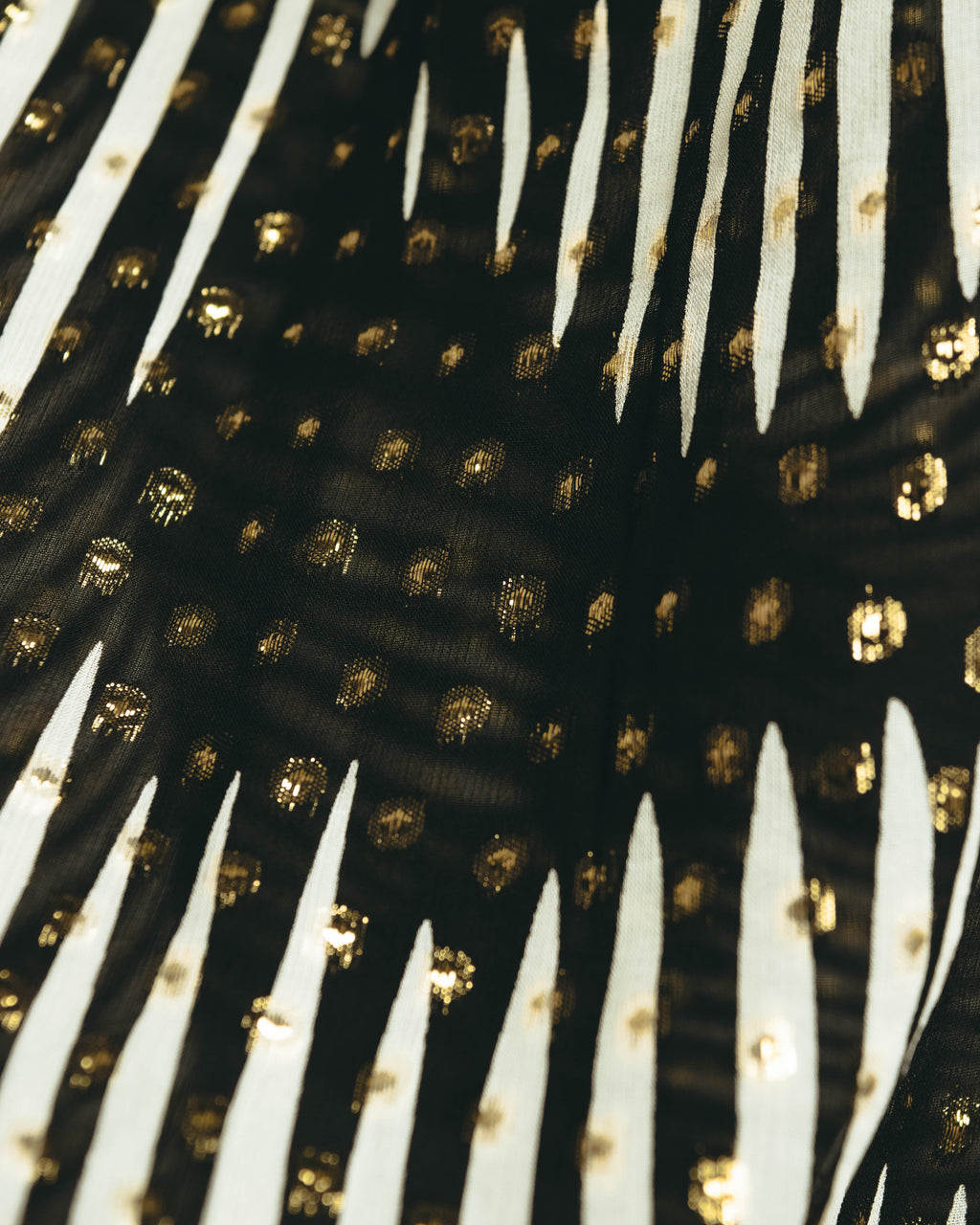 -SPECIAL- “GUCCI” 00’s-10’s Metallic printed sheer stole