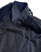 Chloe/ Beautiful A-Line Silhouette Trench Coat Navy