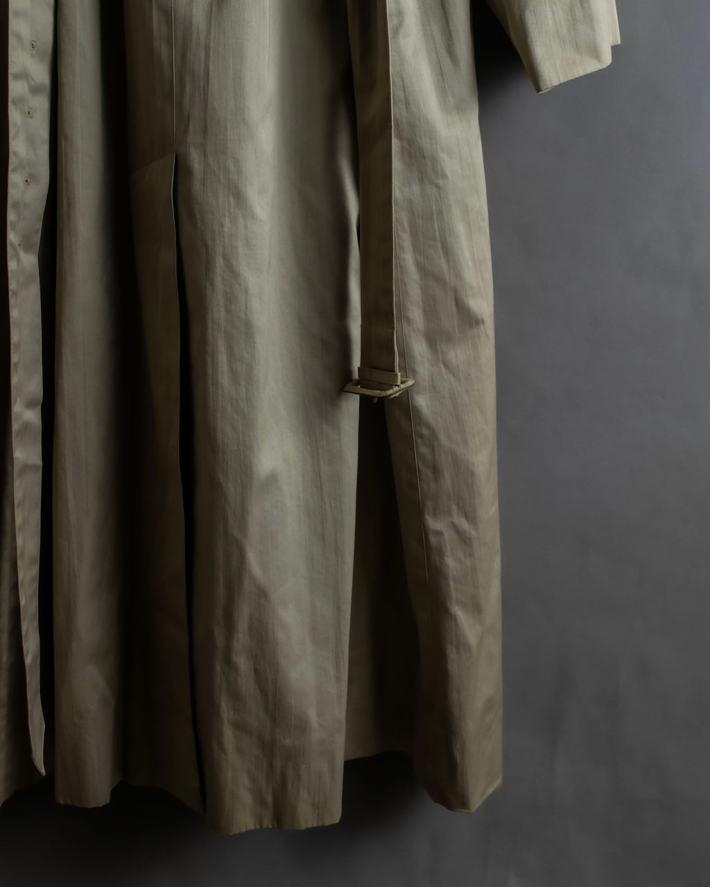 "BURBERRYS" Classic military detail maxi length trench coat