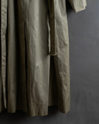 "BURBERRYS" Classic military detail maxi length trench coat