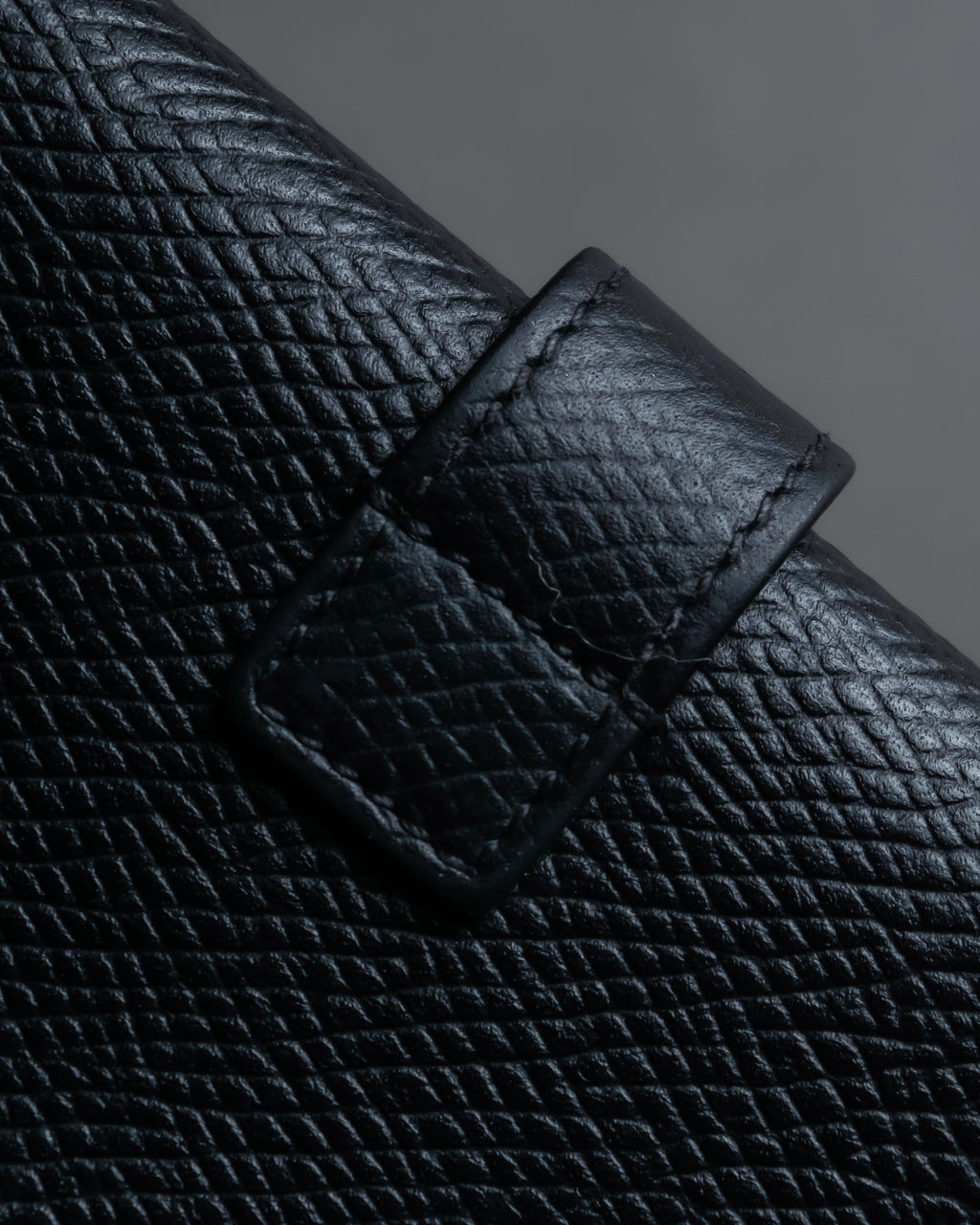 "CELINE" Crossgrain leather tri-fold wallet