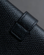 "CELINE" Crossgrain leather tri-fold wallet