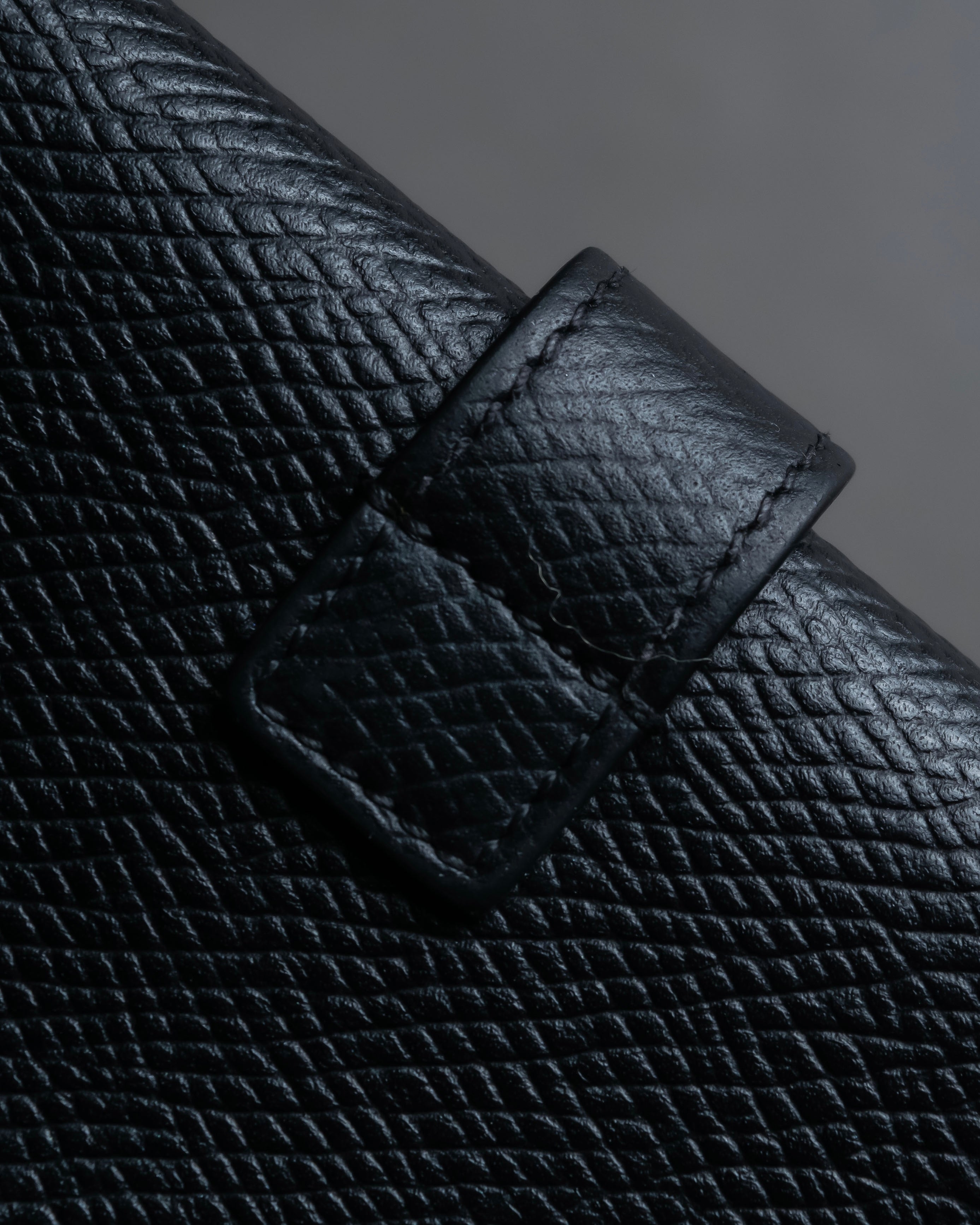 "CELINE" Crossgrain leather tri-fold wallet