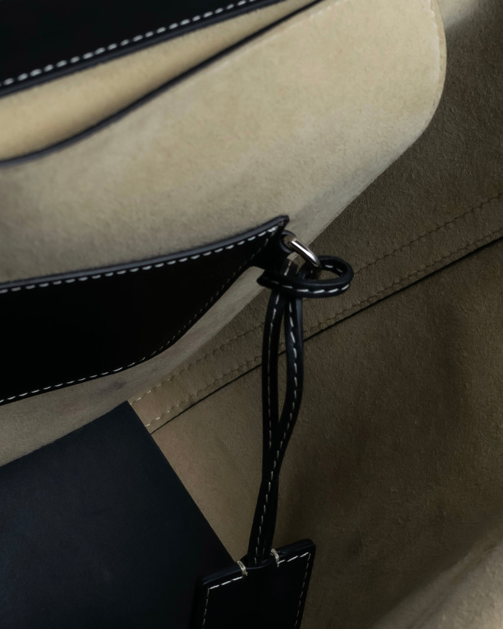 "BURBERRY" Suede switching design 2way shoulder bag