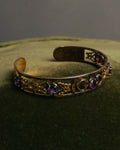 “Hanae Mori” 1989 Butterfly sterling cuff bangle