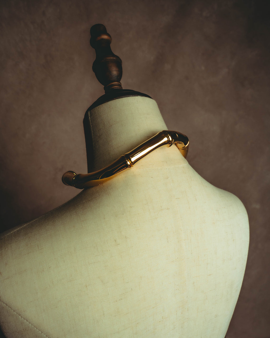 –SPECIAL– "GUCCI" 2025- Sculptural bamboo choker necklace