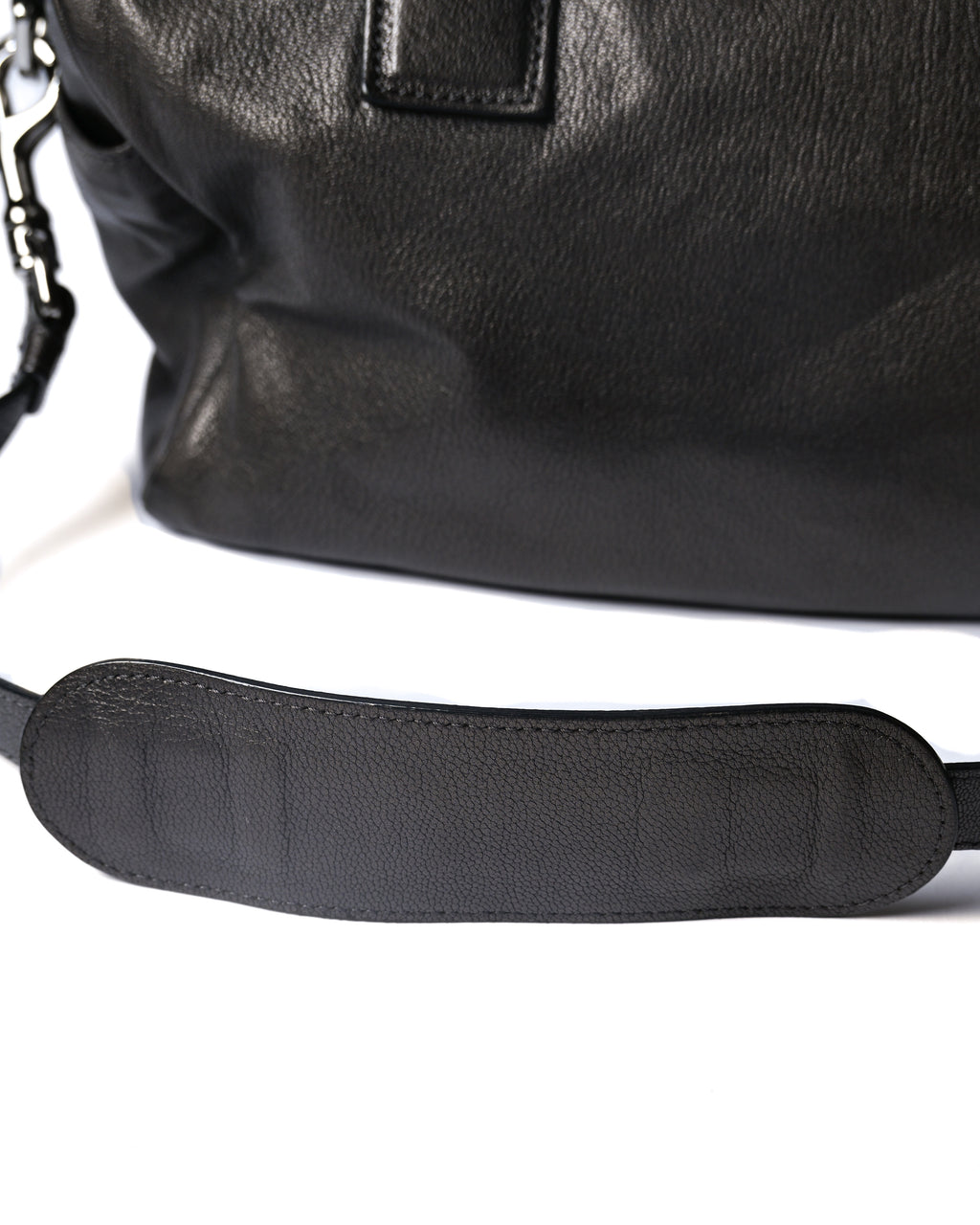 LOEWE/ Anagram 2 Way Mini Boston Hand Bag Metallic Black