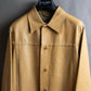 "Dolce & Gabbana" Tanned genuine leather front switching jacket