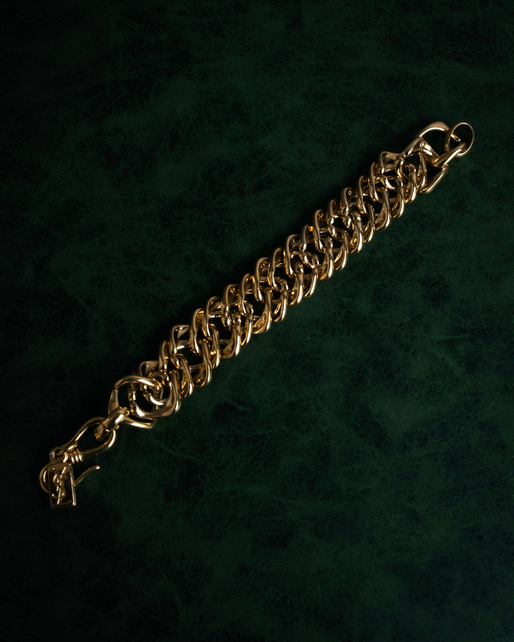 –SPECIAL– “Yves Saint Laurent” 90’s sculptural chain bracelet