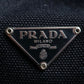 "PRADA" Clasp design monotone color bowling bag