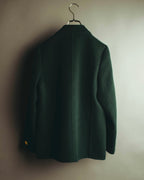 "Yves Saint Laurent" late 80's-early 90's Structured wool mohair double breasted coat