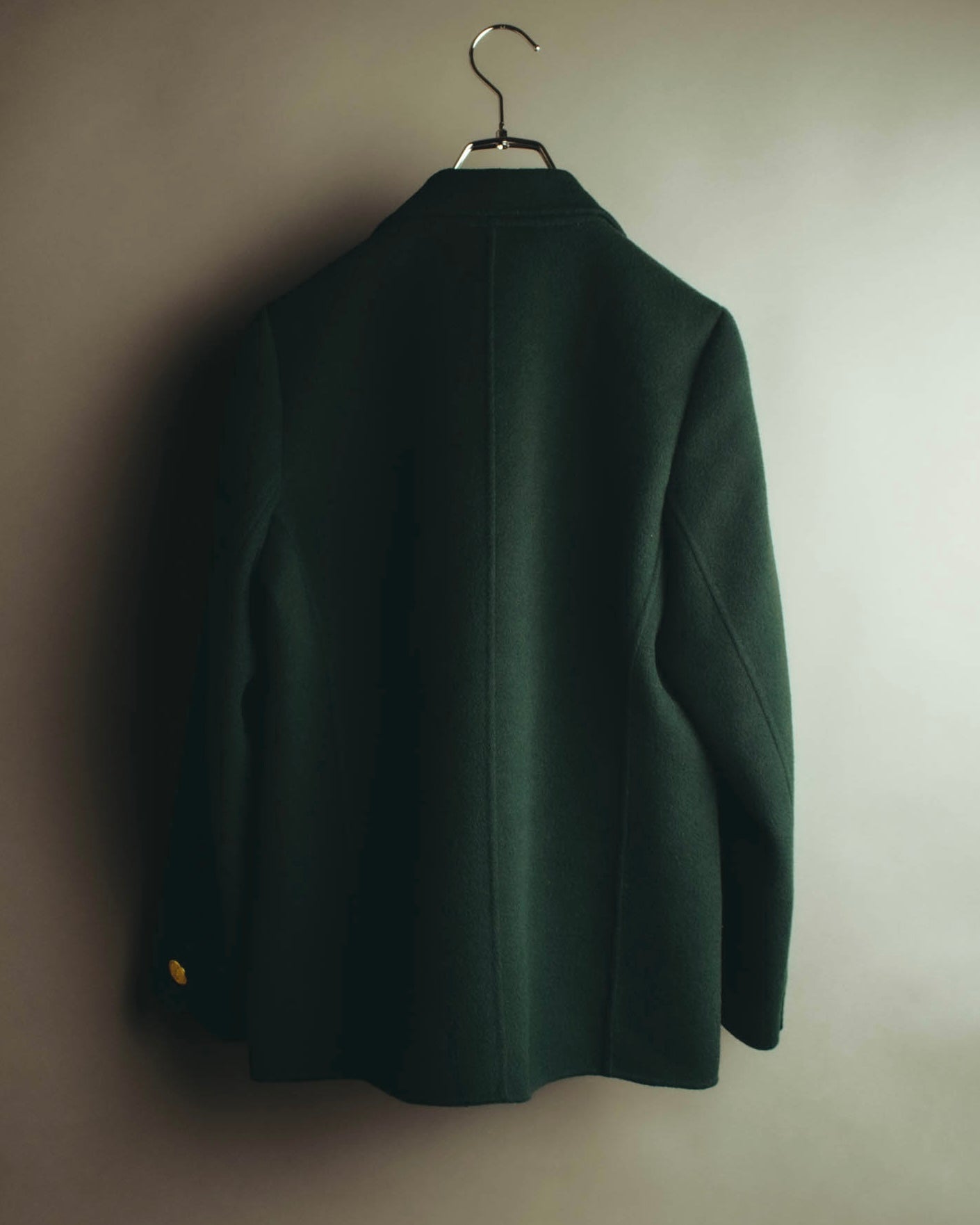 "Yves Saint Laurent" late 80's-early 90's Structured wool mohair double breasted coat