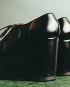 "JUNYA WATANABE COMME des GARÇONS" 00's Sculptural leather platform oxford shoes