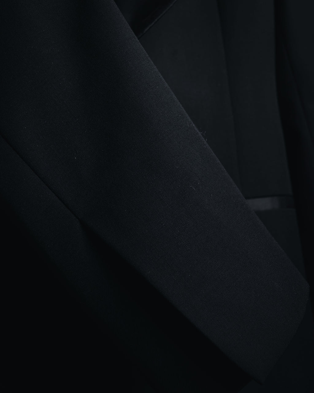 –SPECIAL– "LOEWE"2010’s-20’s wrap-front shawl collar tuxedo jacket