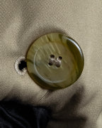 "BURBERRYS" Traditional detail double-breasted stand color trench coat